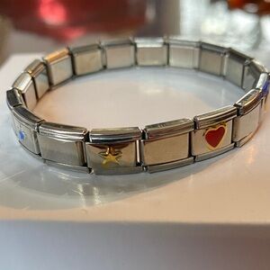 Italian customizable Charm Bracelet